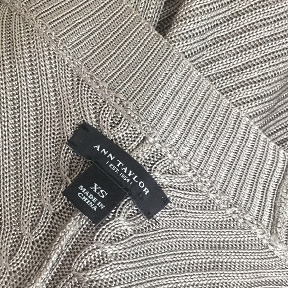 Ann Taylor Shimmer Open Cardigan - Picture 3 of 4